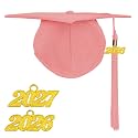 Happy Secret Adult Matte Graduation Cap with 2026 Tassel, Adjustable