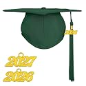 Happy Secret Adult Matte Graduation Cap with 2026 Tassel, Adjustable