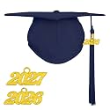 Happy Secret Adult Matte Graduation Cap with 2026 Tassel, Adjustable