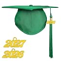 Happy Secret Adult Matte Graduation Cap with 2026 Tassel, Adjustable