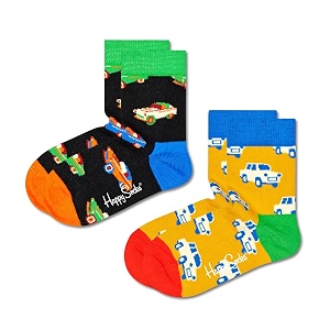 happy socks kids 2-pack unisex crew socks
