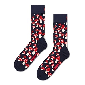 happy socks printed crew length designer socks for men amp women premium cotton free size unisex main line