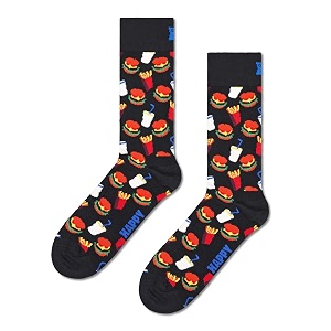 happy socks printed crew length designer socks for men amp women premium cotton free size unisex main line