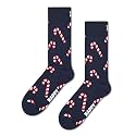 Happy Socks Printed Crew Length Designer Socks for Men & Women, Premium Cotton Free Size Unisex Main Line