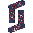 Happy Socks Printed Crew Length Designer Socks for Men &amp; Women, Premium Cotton Free Size Unisex Main Line