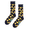 Happy Socks Printed Crew Length Designer Socks for Men &amp; Women, Premium Cotton Free Size Unisex Main Line