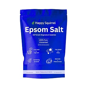 epsom salt for foot  for pain relief muscle recovery relaxation foot soak  powered with magnesium sulphate 375 grams