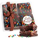 Happy Thanksgiving Cookies Brownies Gift Basket Chocolate Cake Food For Men Women Package | Nut Free Treats