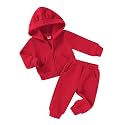 Happy Town Baby Clothes for Girls Boys Clothes Solid Color Zipper Hoodie and Pants Set Infant Fall Winter Outfits
