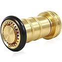 Happy Tree Fire Hose Nozzle 1-1/2" NPSH Heavy Duty High Flow Spray Jet Fog