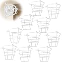 Happy Tree (10 Pack) White Fire Sprinkler Head Guard Cover Cage Protector for Both 1/2" & 3/4" Fire Head for Protecting Flush Mount & Side Wall & Pendent Head Fire Sprinkler Covers for Ceiling