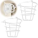 Happy Tree (2 Pack) White Fire Sprinkler Head Guard Cover Cage Protector for Both 1/2" & 3/4" Fire Head for Protecting Side Wall & Pendent Head Fire Sprinkler Covers for Ceiling