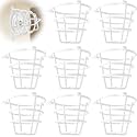 Happy Tree (8 Pack) White Fire Sprinkler Head Guard Cover for Both 1/2" &amp; 3/4" Fire Head for Protecting Flush Mount &amp; Side Wall &amp; Pendent Head Semi - Recessed Sprinkler Head Cage