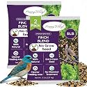Happy Wings 10LB Finch Blend Bird Food Mix, Thistle Seed &amp; Sunflower Kernel