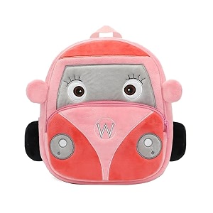 happychild cute kids school bag plush animal cartoon travel bag for baby girl and boy 1-5 years car-wmulticolor