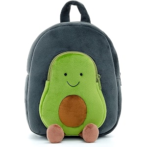 happychild kids plush backpack for boys and girls plush animal cartoon mini backpack little kids bags for 2-5 years
