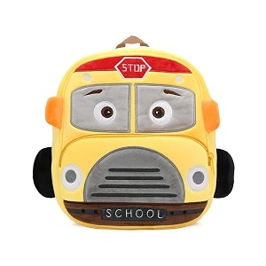 happychild kids plush backpack for boys and girls plush animal cartoon mini backpack little kids bags for 2-5 years