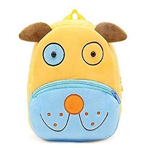 happychild kids plush backpack for boys and girls plush animal cartoon mini backpack little kids bags for 2-5 years