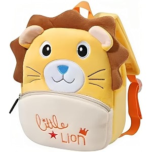 happychild kids plush backpack for boys and girls plush animal cartoon mini backpack little kids bags for 2-5 years