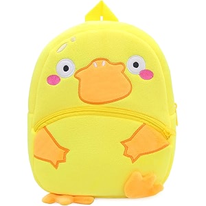 happychild kids plush backpack for boys and girls plush animal cartoon mini backpack little kids bags for 2-5 years