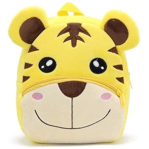 happychild kids plush backpack for boys and girls plush animal cartoon mini backpack little kids bags for 2-5 years