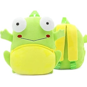 happychild kids plush backpack for boys and girls plush animal cartoon mini backpack little kids bags for 2-5 years