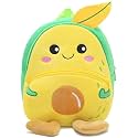 HappyChild Kids Plush Backpack for Boys and Girls, Plush Animal Cartoon Mini Backpack Little kids bags for 2-5 years
