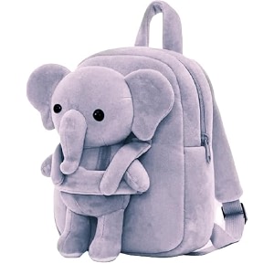 happychild kids plush bag animal cartoon mini travel bag for baby girl boy 2 to 5 years