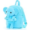 HappyChild Kids Plush Bag Animal Cartoon Mini Travel Bag for Baby Girl Boy 2 to 5 Years