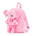HappyChild Kids Plush Bag Animal Cartoon Mini Travel Bag for Baby Girl Boy 2 to 5 Years