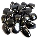 HappyFiller 18 LB Black Pebbles Decorative Polished Terrarium Rocks Stones for Aquarium,Fish Turtle Tank,Fountain,Plants Top Dressing,Cactus,Succulents,Garden Landscaping,0.8-1.6 Inch