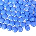 HappyFiller Blue Porcelain Flat Marbles 1 Lb, Glass Gems for Vase Filler