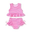 HAPPYMA Baby Swimsuit Toddler Girl Bathing Suit Stripe Bikini