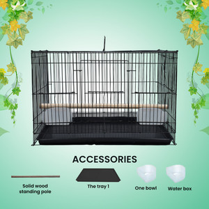 hara 20 Inch Metal Cage - Jet