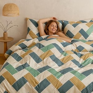 400tc super soft premium cotton super king size bedsheet for double bed with 2 pillow covers 108x108 inches  breathable printed flat sheet wrinkle-resistant durable multi
