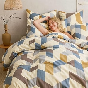 400tc super soft premium cotton super king size bedsheet for double bed with 2 pillow covers 108x108 inches  breathable printed flat sheet wrinkle-resistant durable powder blue