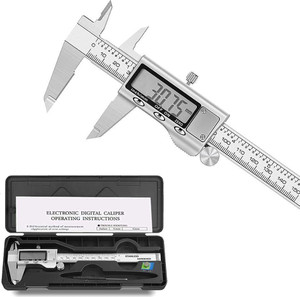 harboan digital vernier caliper 6 inch150mm micrometer caliper gauge vernier caliper with large lcd screen stainless steel measuring tool digital caliper