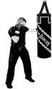 HARCOS 2.5 Feet Unfilled Synthetic Leather high Performance Heavy duty Punching Bag Hanging Bag