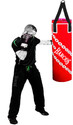 HARCOS 2.5 Feet Unfilled Synthetic Leather high Performance Heavy duty Punching Bag Hanging Bag