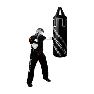 harcos 4 feet unfilled synthetic leather high performance heavy duty punching bag hanging bag