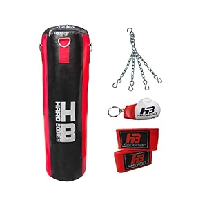 hard bodies professional synthetic leather filled punching bag gear 4 feet