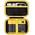 Lebakort Hard Case Compatible with KODAK Mini Shot 3 Retro/Mini 3 Retro / 3 ERA 4PASS Portable Photo Printer (Black + Yellow Case)