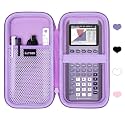 Hard Case Compatible with Texas Instruments TI-84 Plus CE/TI-84 Plus/TI-84 Evo/TI-Nspire CX II CAS/TI-Nspire CX II/TI-83 Plus/TI-85 /TI-86 /TI30xs /TI36X Pro/TI 34 Color Graphing Calculator (Purple)