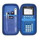 Hard Case Compatible with Texas Instruments TI-84 Plus CE/TI-84 Plus/TI-84 Evo/TI-Nspire CX II CAS/TI-Nspire CX II/TI-83 Plus/TI-85 /TI-86 /TI30xs /TI36X Pro/TI 34 Color Graphing Calculator (Blue)
