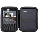 Hard EVA Carrying Storage Case Compatible with Canon SELPHY QX20 / SELPHY Square QX10 Compact Photo Printer Protective Travel Storage Box (Black)
