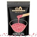Lifestance Hard Wax Beads for Hair Removal, Sensitive Skin, 1LB, Rose
