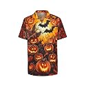 Hardaddy Men's Camp Collar Retro Vintage Bowling Button Down Shirt with Pocket Casual Short Sleeve Beach Shirts Summer