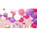 Party Products HD Metallic Finish Balloons For Birthday/Anniversary Party Decoration (Pink, Silver) Pack of 50