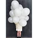 Party Products HD Metallic Finish Balloons For Birthday/Anniversary Party Decoration (Green, White) Pack of 30