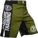 Hardcore Training Fight Shorts Recruit Black Green Red Purple Blue Men's Boxing MMA BJJ Grappling Kickboxing No Gi